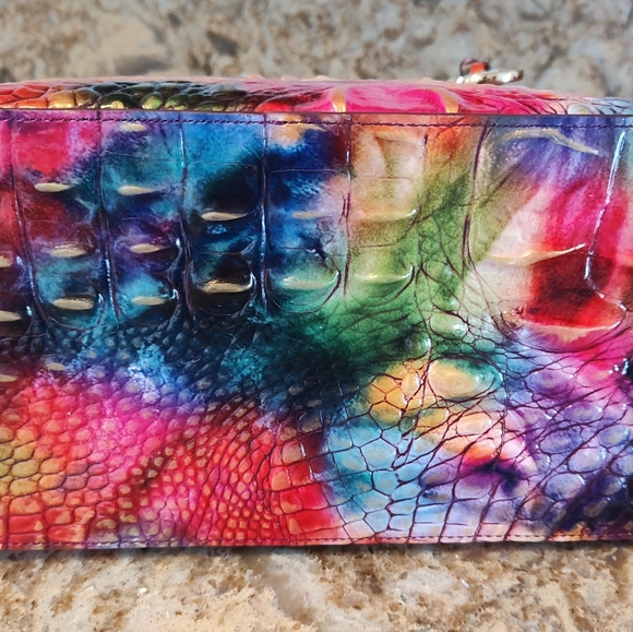 Brahmin Duxbury Fallstruck Melbourne Leather Satchel - Excellent Condition - Picture 6 of 7